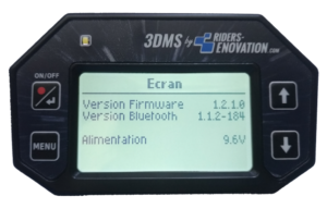 Ecran 3DMS version firmware